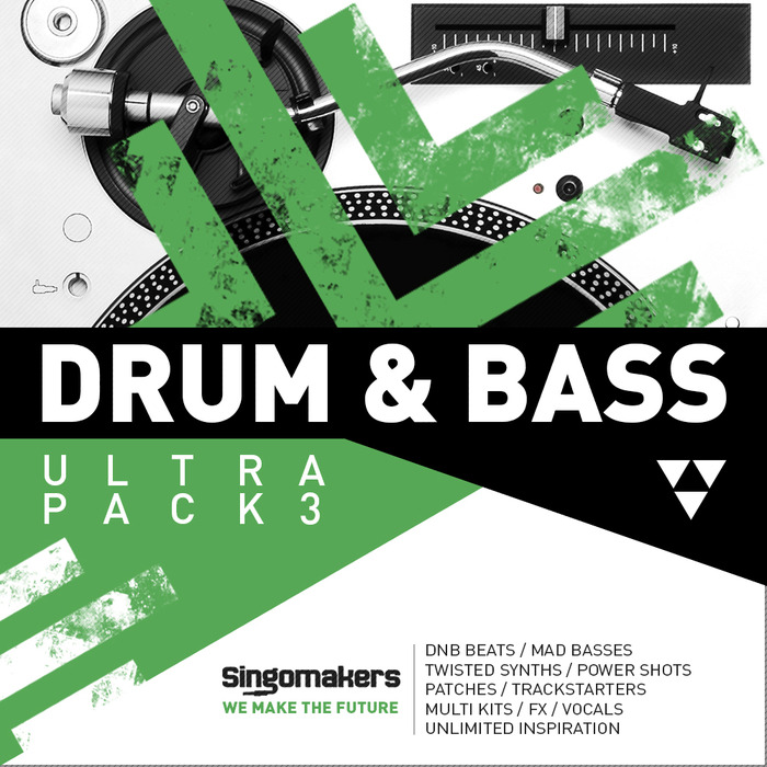 SINGOMAKERS - Drum & Bass Ultra Pack 3 (Sample Pack WAV/APPLE/LIVE/REASON)