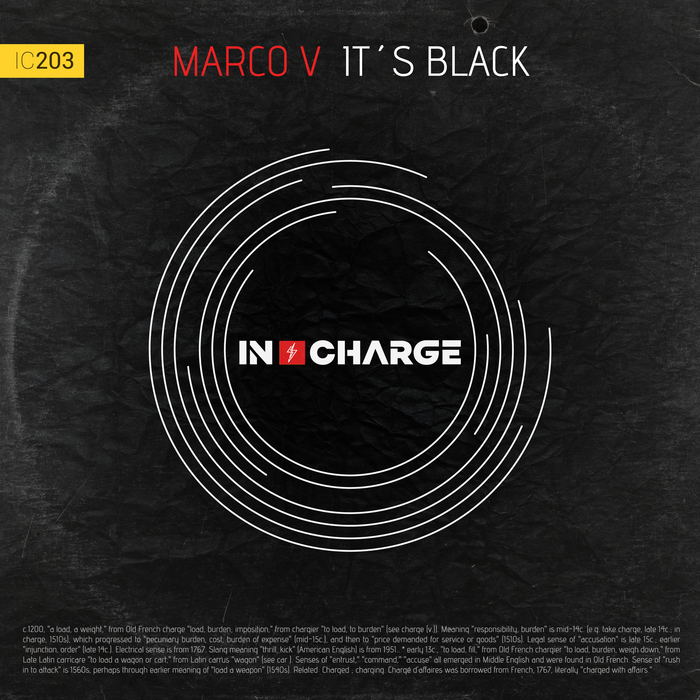 MARCO V - It's Black