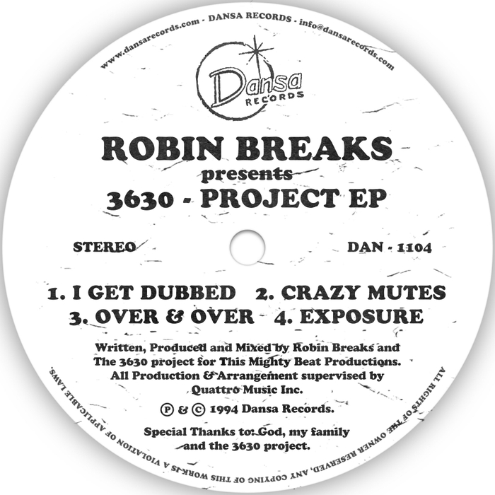 ROBIN BREAKS - 3630-Project EP