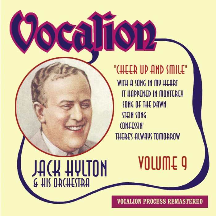 JACK HYLTON - Jack Hylton & His Orchestra Vol 9/Cheer Up And Smile