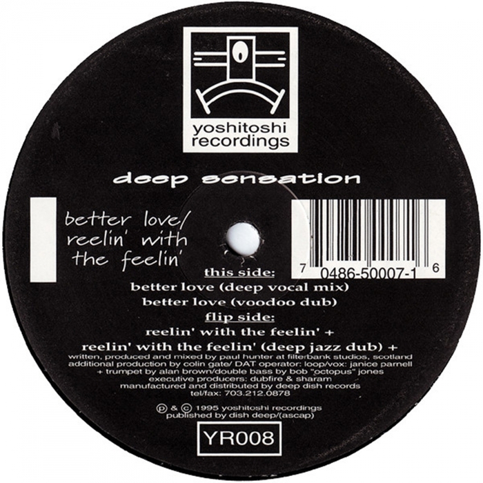 DEEP SENSATION - Better Love/Reelin' With The Feelin'