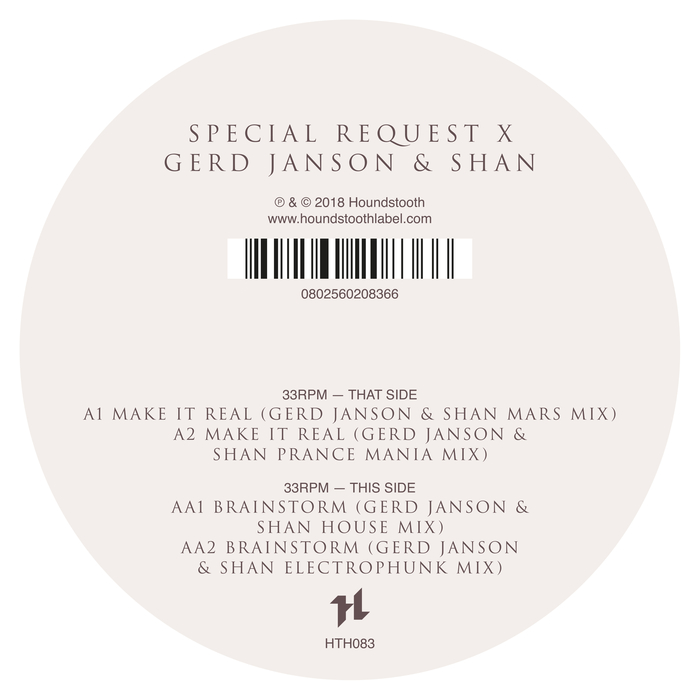 SPECIAL REQUEST - Special Request X Gerd Janson & Shan