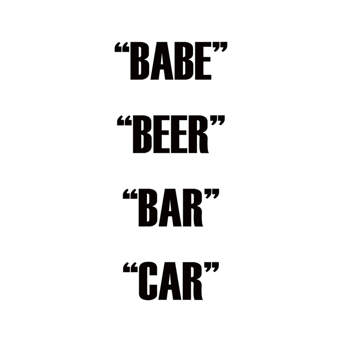 DUAL ACTION - Babe Beer Bar Car
