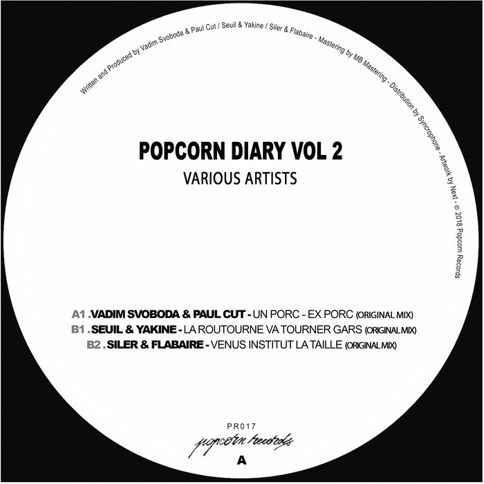 VADIM SVOBODA & PAUL CUT/SEUIL & YAKINE/SILER & FLABAIRE - Popcorn Diary Vol 2