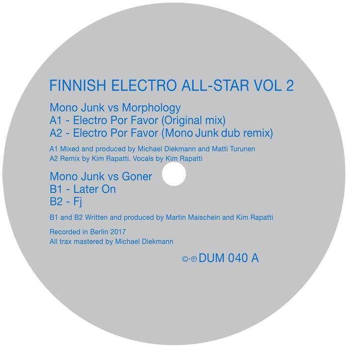 MONO JUNK - Finnish Electro All-Star Vol 2