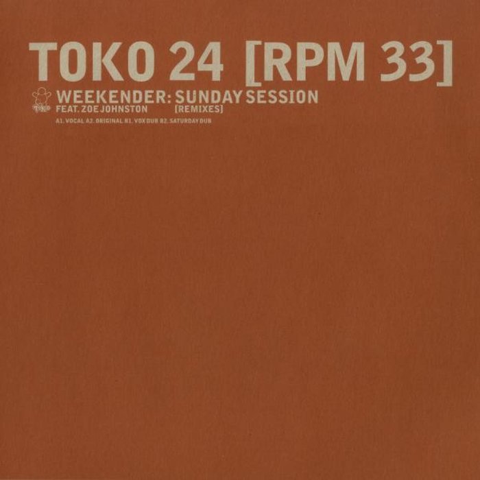 WEEKENDER feat ZOE JOHNSTON - Sunday Session (Remixes)