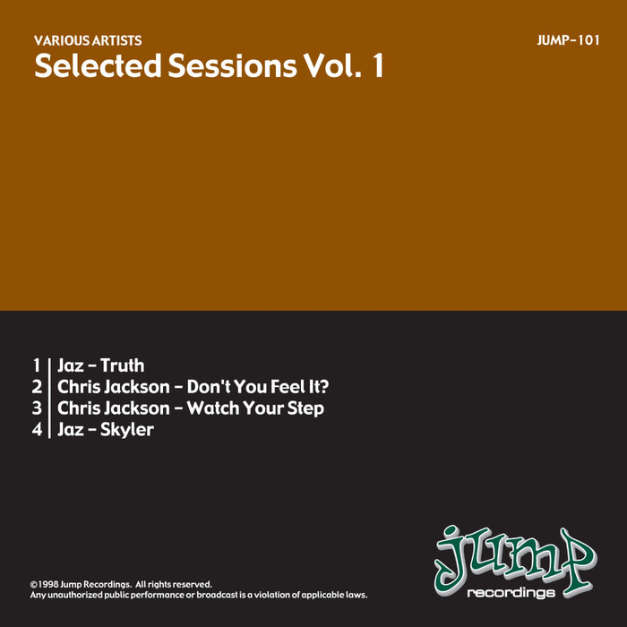 JAZ/CHRIS JACKSON - Selected Sessions Vol 1