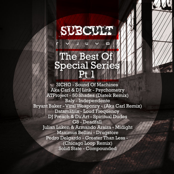 VARIOUS - Best Of Sub Cult Special Series Pt 01