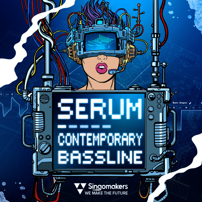 SINGOMAKERS - Serum Contemporary Bassline (Sample Pack Serum Presets/MIDI/WAV)