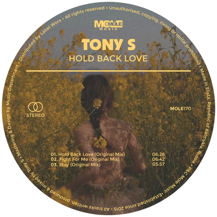 TONY S - Hold Back Love