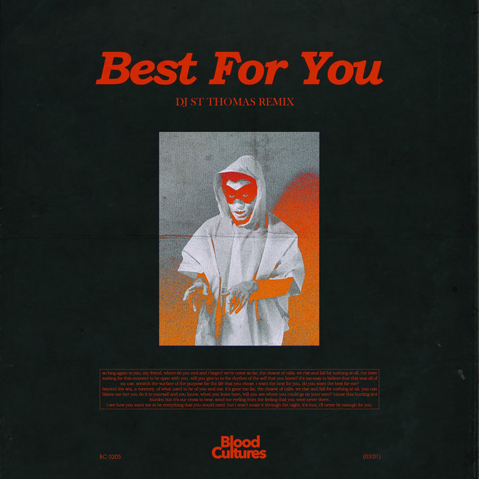 BLOOD CULTURES - Best For You (DJ ST THOMAS Remix)