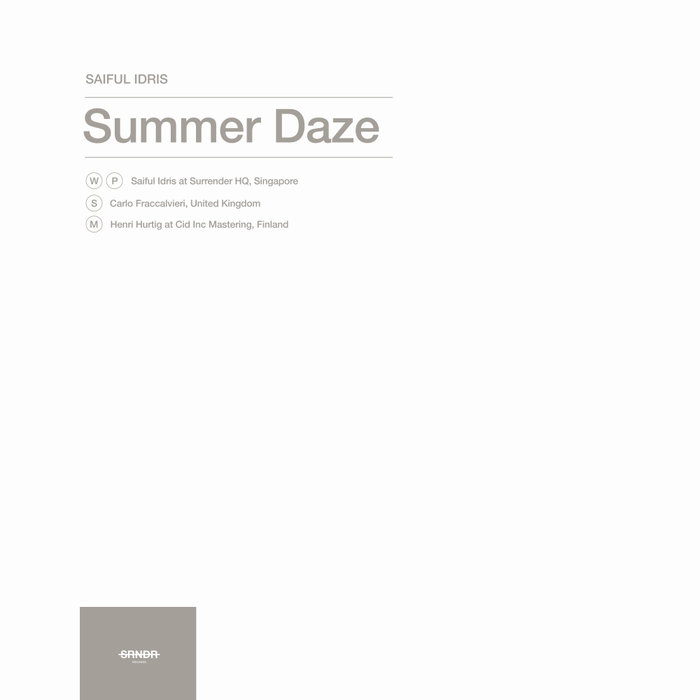 SAIFUL IDRIS - Summer Daze