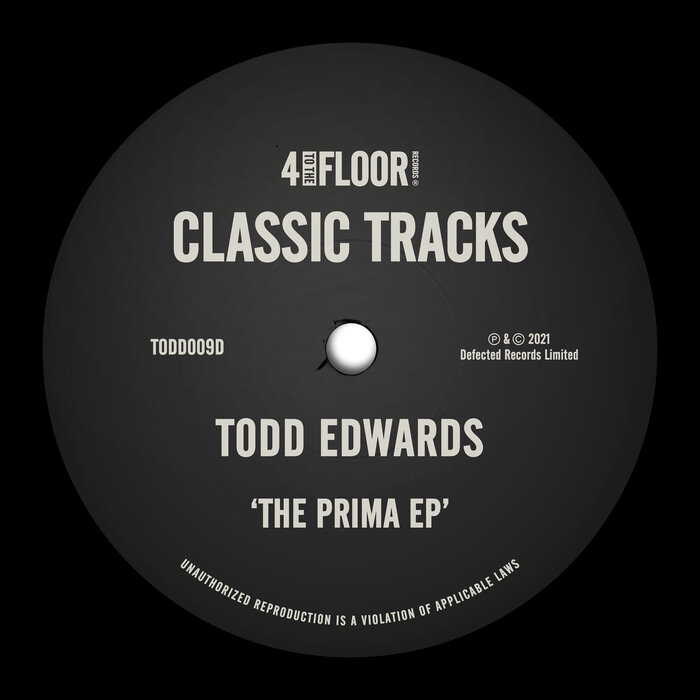 TODD EDWARDS - The Prima EP