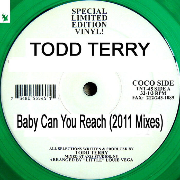Todd Terry - Baby Can You Reach (2011 Mixes)