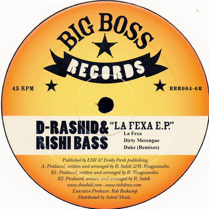 D-RASHID/RISHI BASS - La Fexa EP (The Remixes)