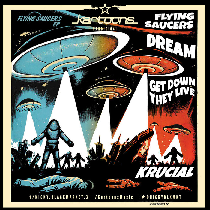 Flying Saucers by Krucial on MP3, WAV, FLAC, AIFF & ALAC at Juno Download